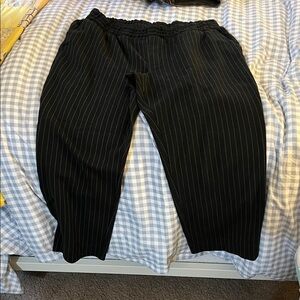 Black Pinstripe woMen's Pants